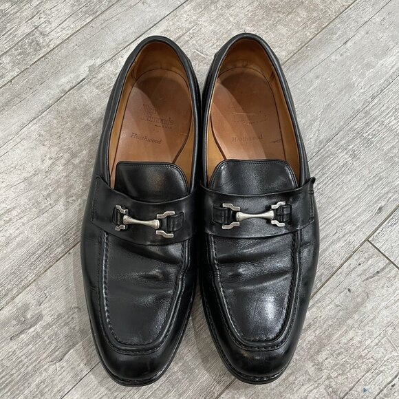 Allen Edmonds Heathwood Black Horsebit Leather Loafer Shoes 51199 Size 11.5 E main image 4
